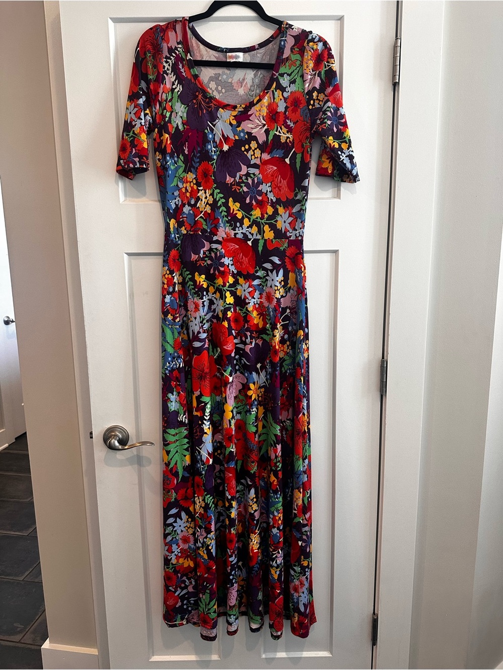 LuLaRoe Ana Dress Tropical Floral size medium